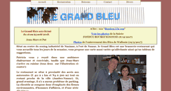 Desktop Screenshot of le-grand-bleu.be